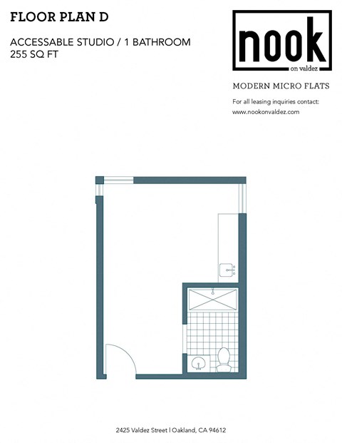 floor plan of a 1 bedroom apartment at the arches in rittenhouse square